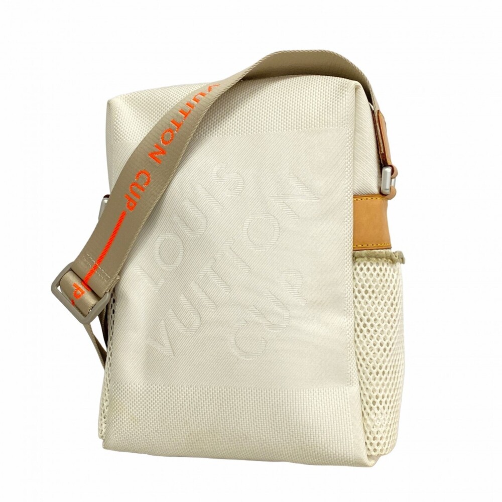 Louis Vuitton Damier Géant Cup Weatherly Shoulder Bag M80637 White Men's
